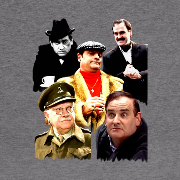 British tv comedy legends by Diversions pop culture designs